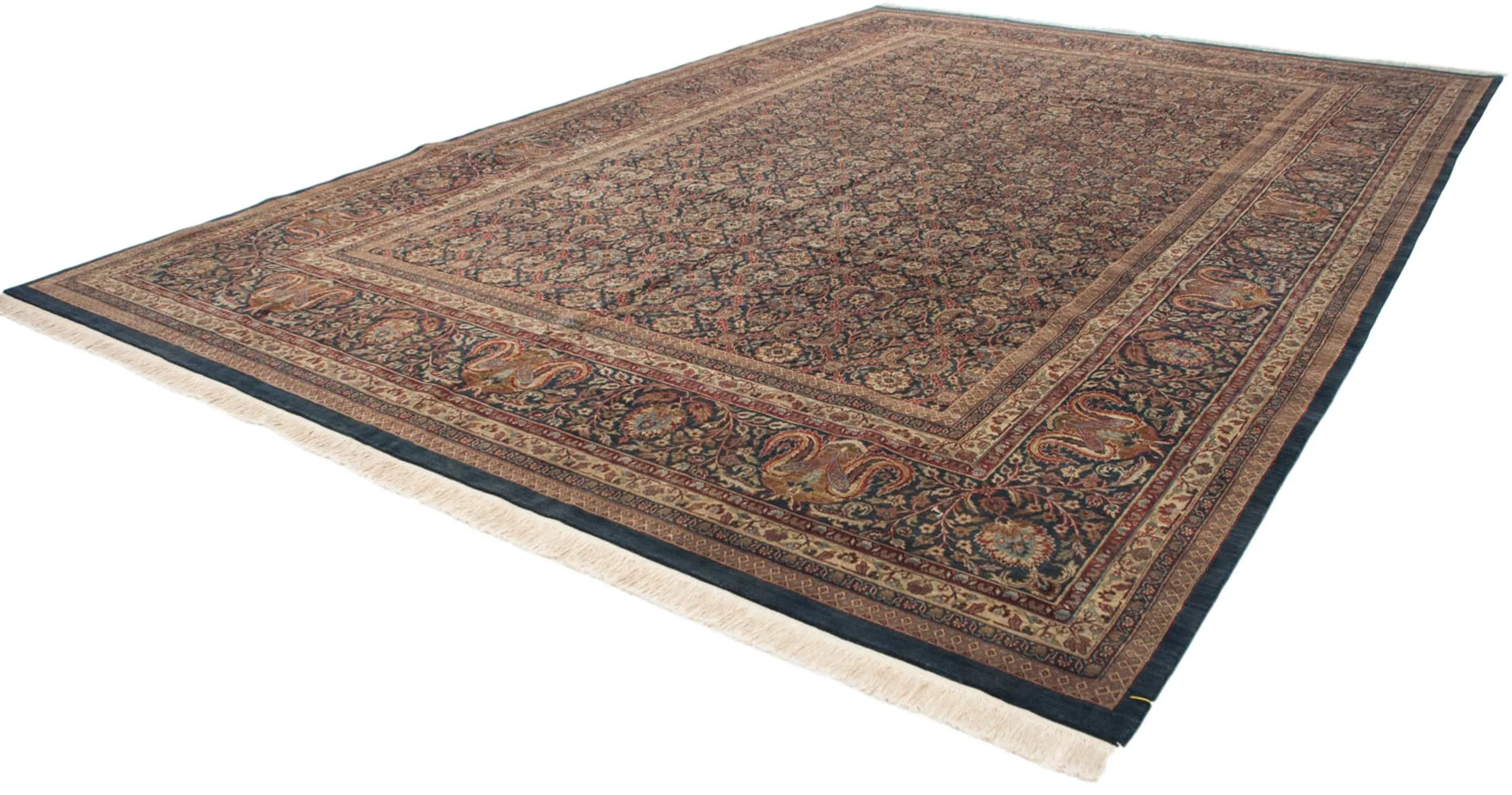 11.5x18 Vintage Indian Doroksh Design Carpet