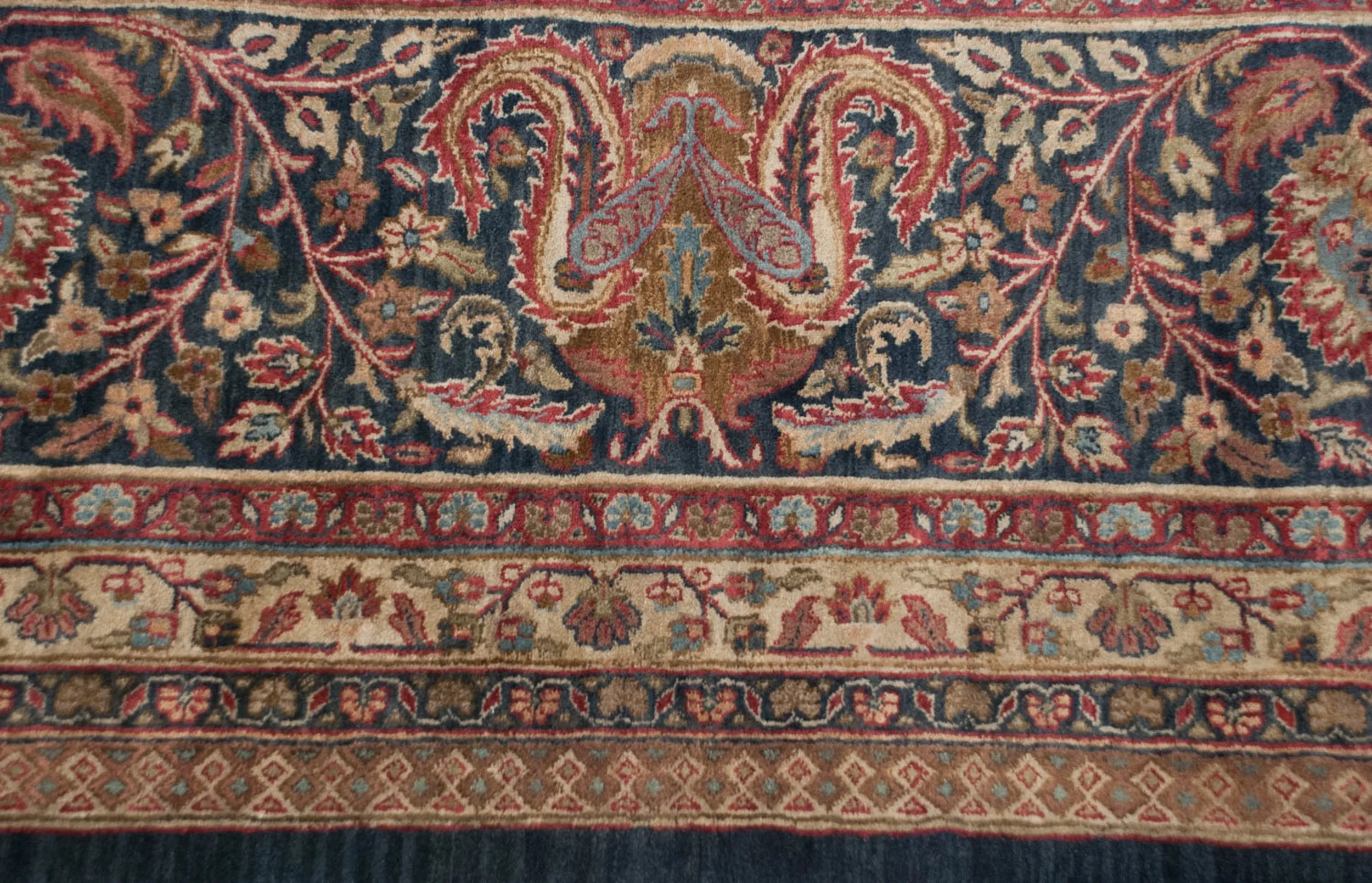 11.5x18 Vintage Indian Doroksh Design Carpet