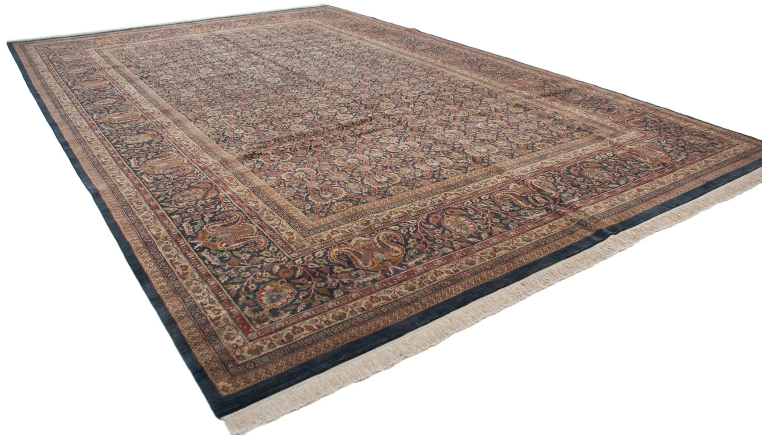 11.5x18 Vintage Indian Doroksh Design Carpet