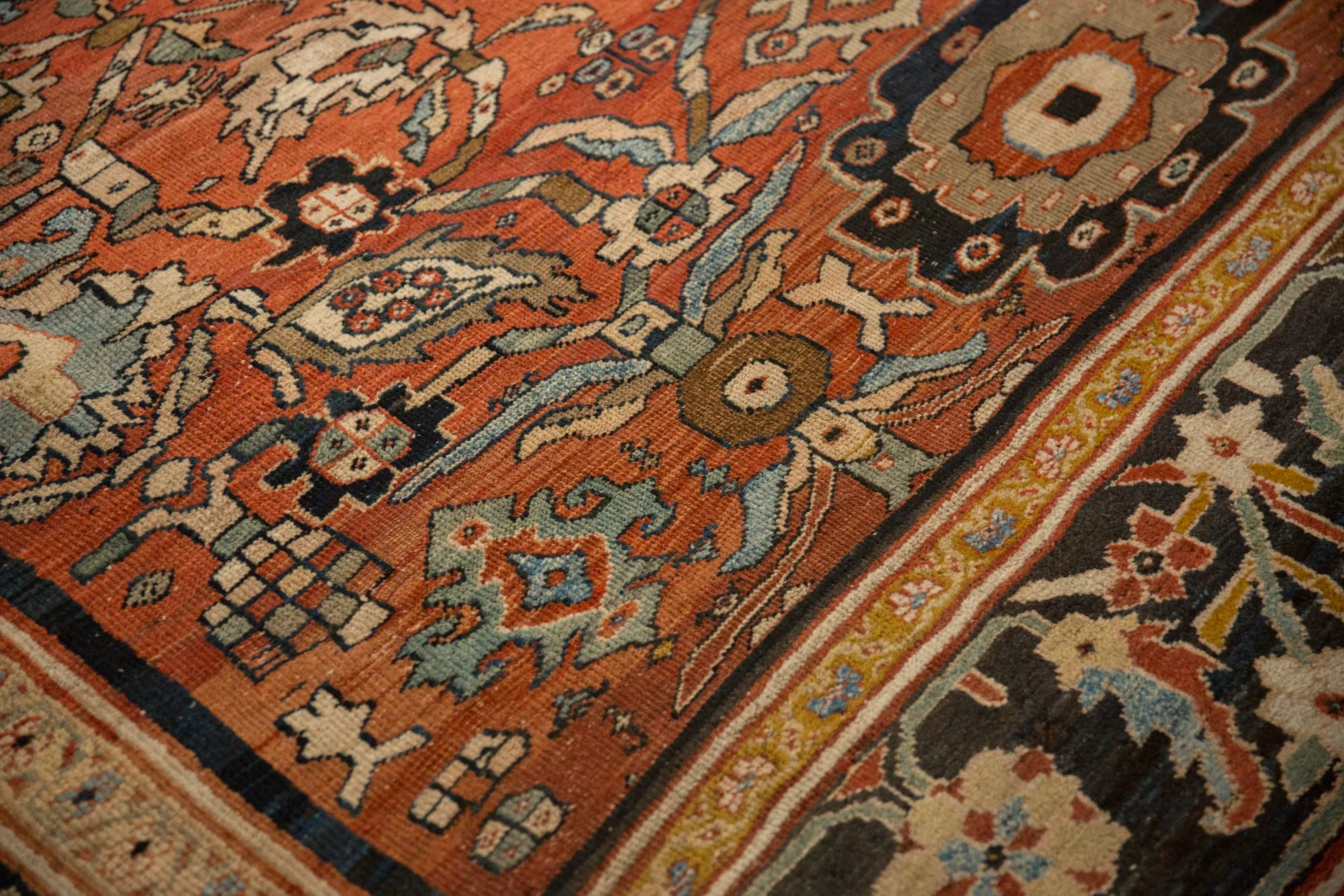 11x14 Antique Sultanabad Carpet