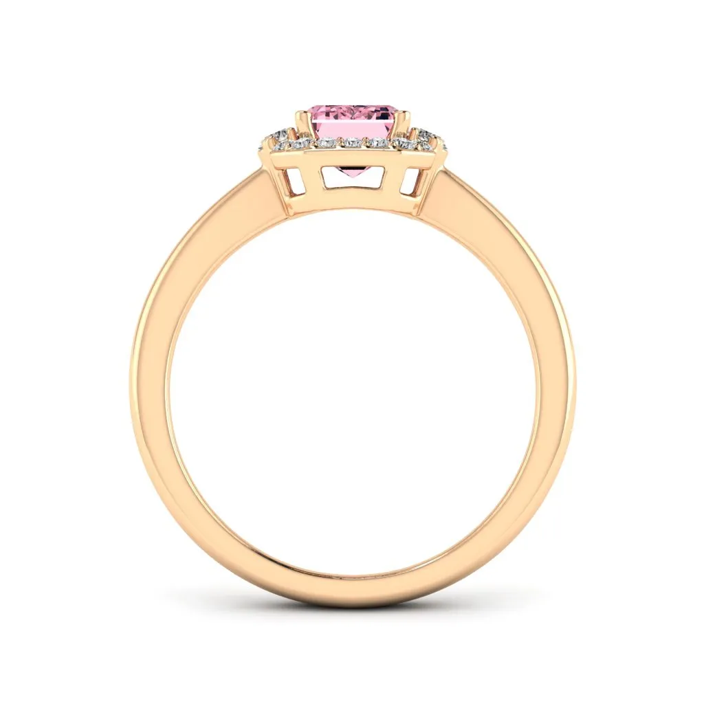 1.24 d.e.w cts Catherine Moissanite Ring