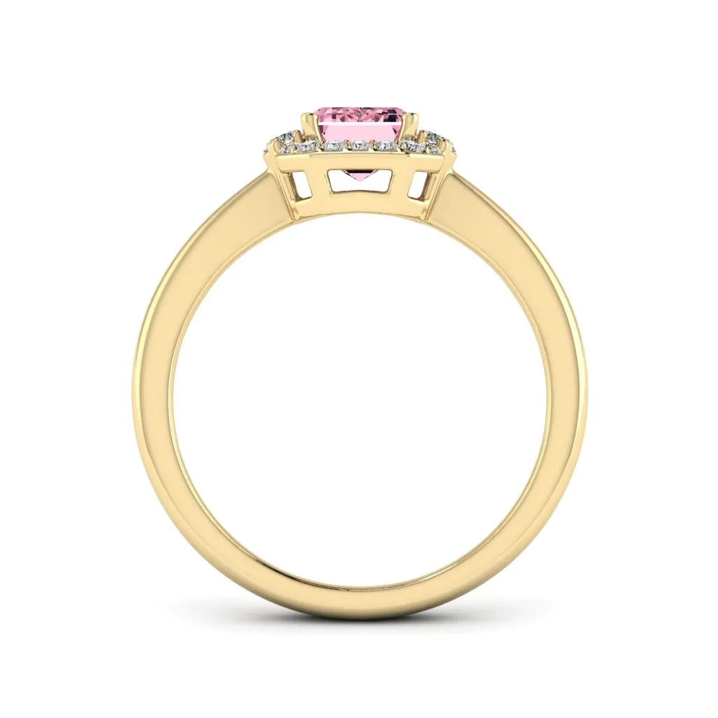 1.24 d.e.w cts Catherine Moissanite Ring