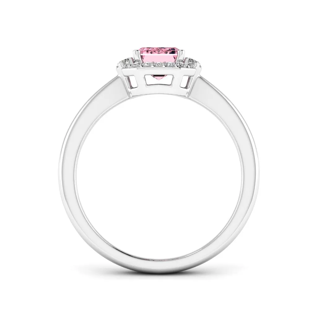 1.24 d.e.w cts Catherine Moissanite Ring