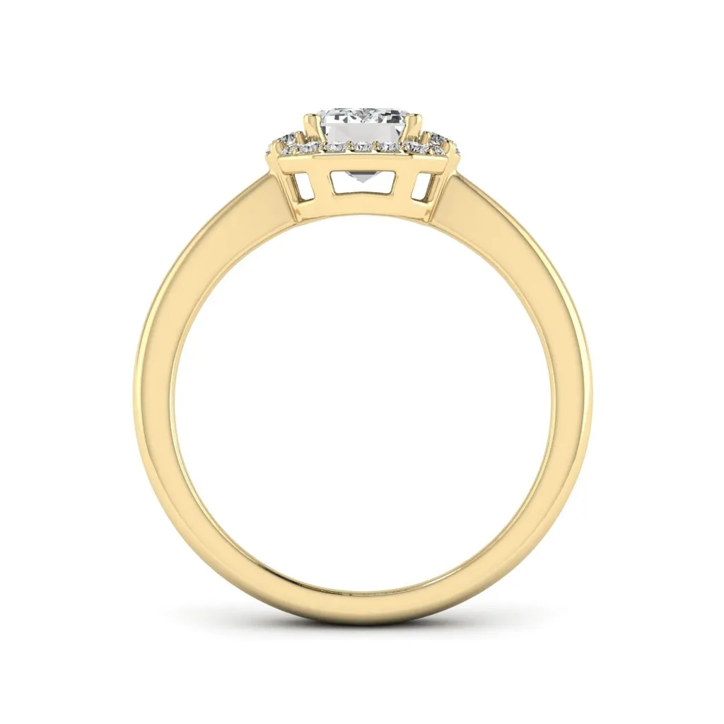 1.24 d.e.w cts Catherine Moissanite Ring
