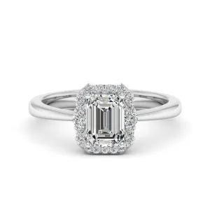 1.24 d.e.w cts Catherine Moissanite Ring
