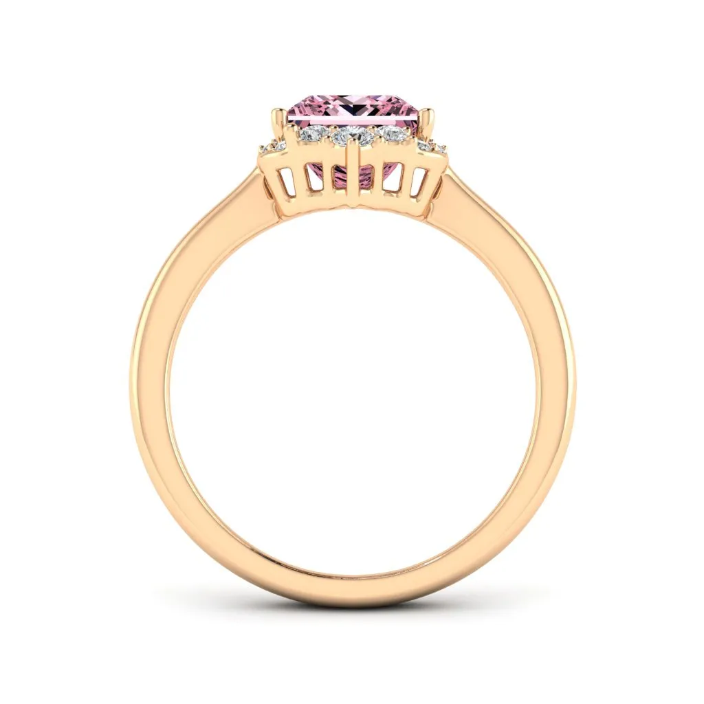 1.90 d.e.w cts Catherine Moissanite Ring