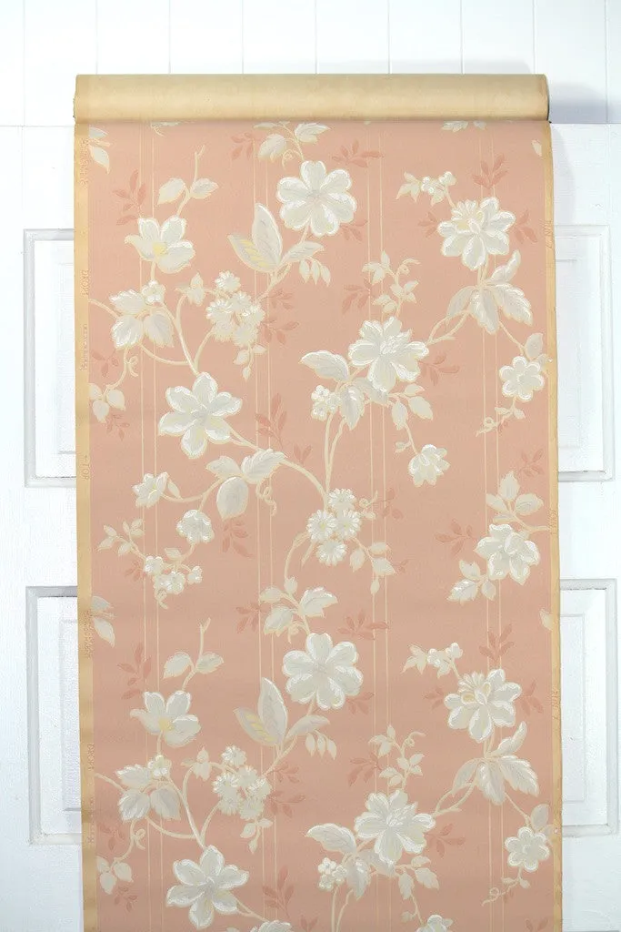 1930s Floral Vintage Wallpaper