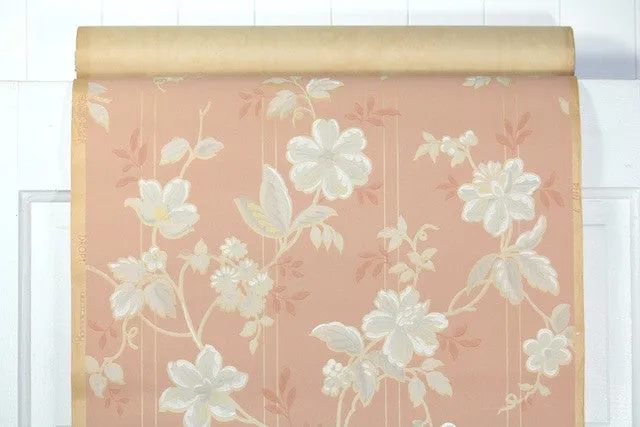 1930s Floral Vintage Wallpaper