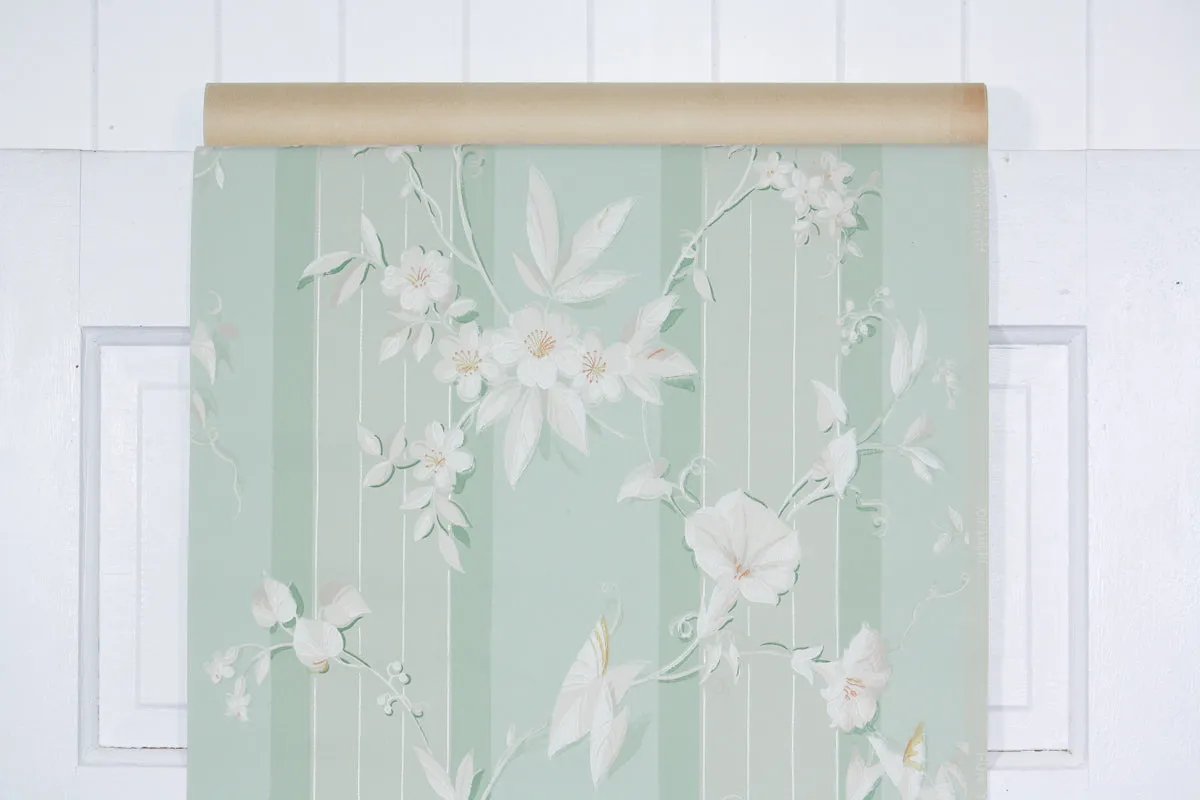 1940s Floral Vintage Wallpaper