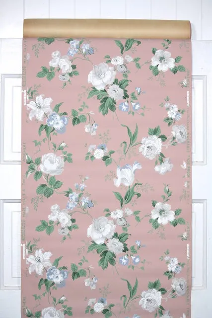 1940s Floral Vintage Wallpaper