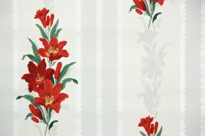 1940s Floral Vintage Wallpaper