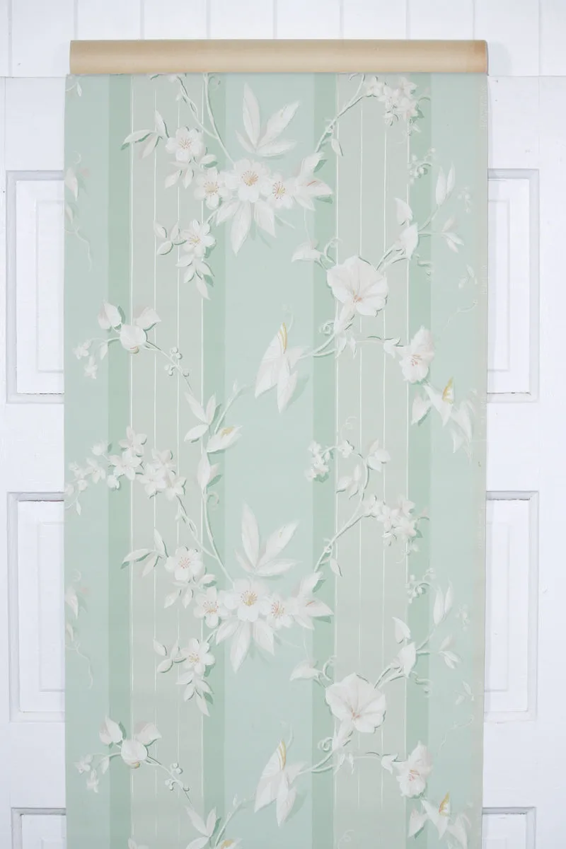 1940s Floral Vintage Wallpaper
