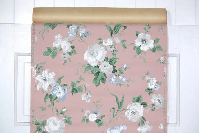 1940s Floral Vintage Wallpaper
