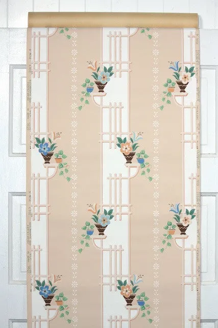 1940s Kitchen Vintage Wallpaper