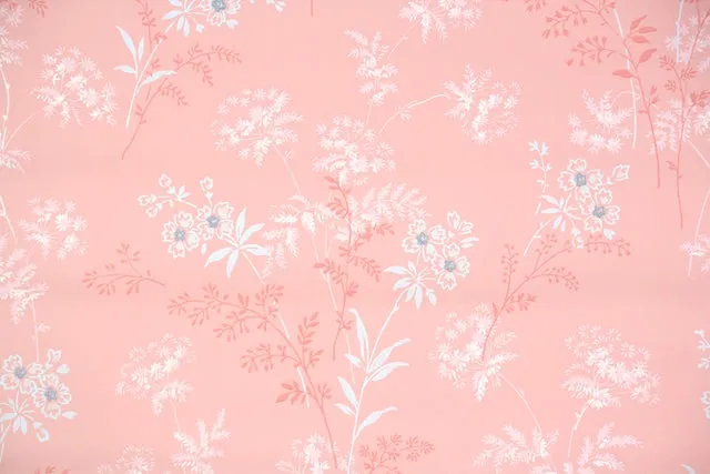 1950s Floral Vintage Wallpaper