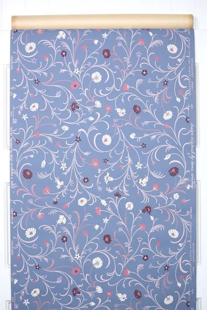 1950s Floral Vintage Wallpaper