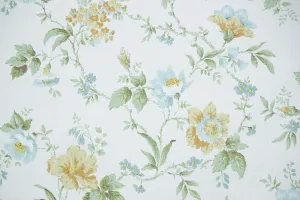 1950s Floral Vintage Wallpaper