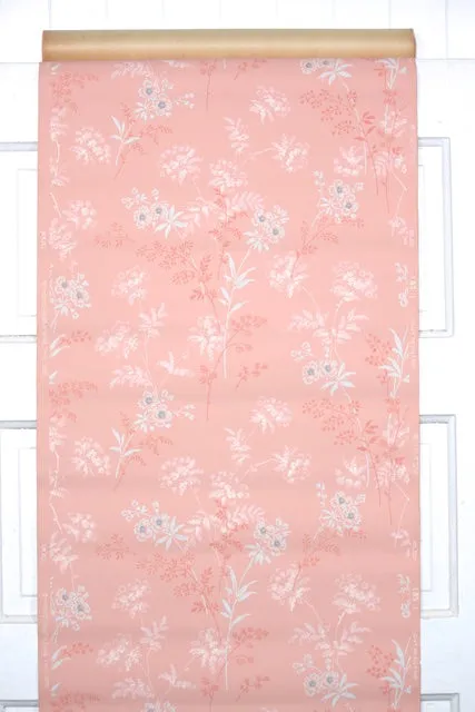1950s Floral Vintage Wallpaper