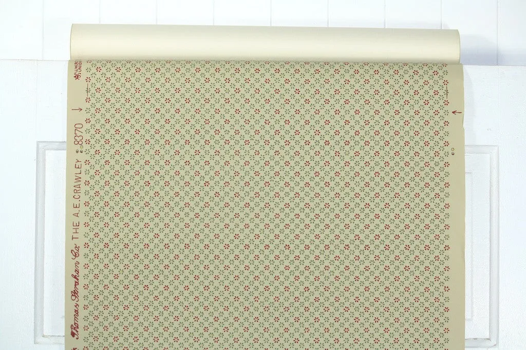 1950s Floral Vintage Wallpaper