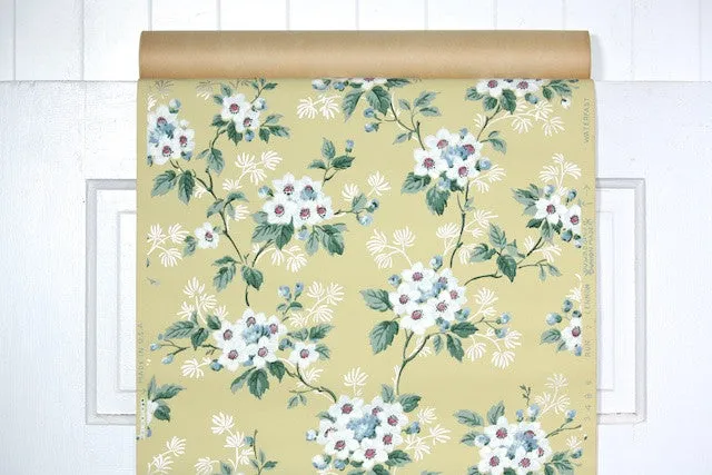 1950s Floral Vintage Wallpaper