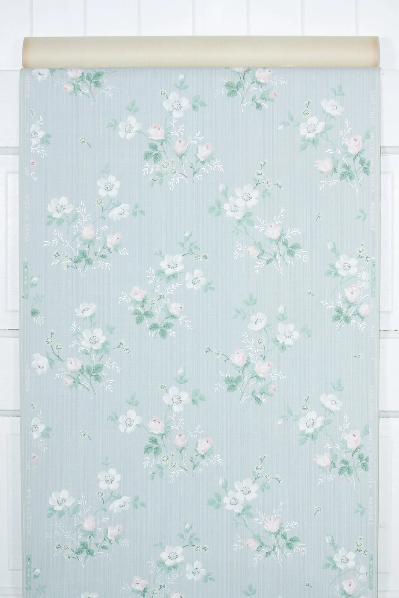 1950s Floral Vintage Wallpaper