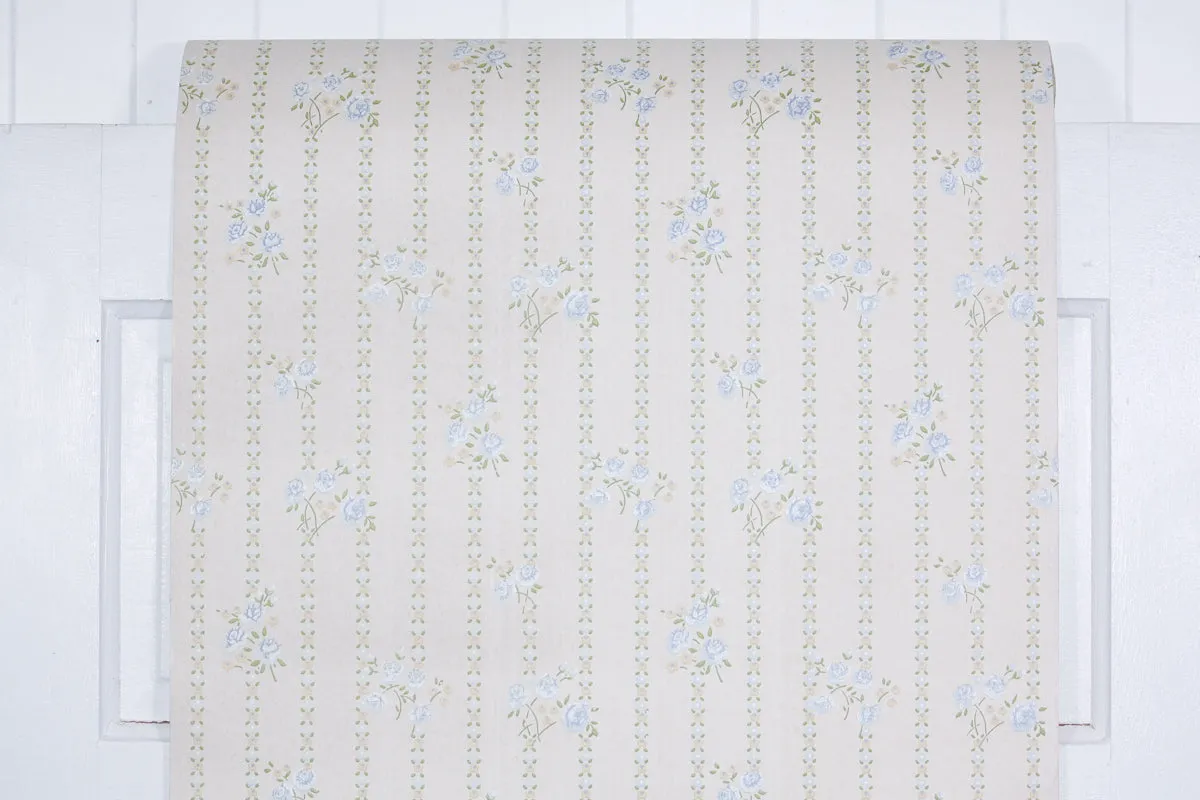 1970s Floral Vintage Wallpaper