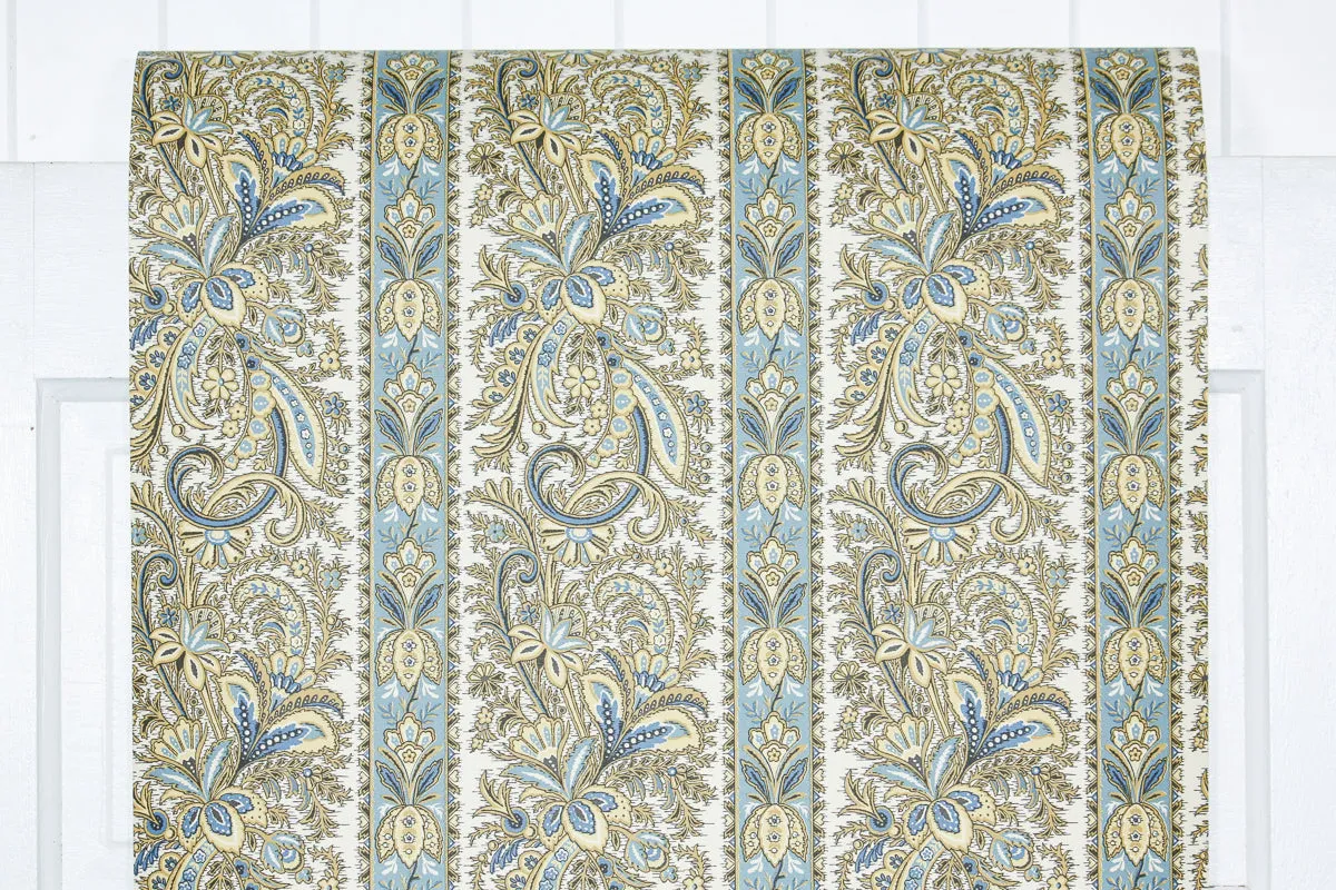 1970s Floral Vintage Wallpaper