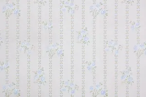 1970s Floral Vintage Wallpaper