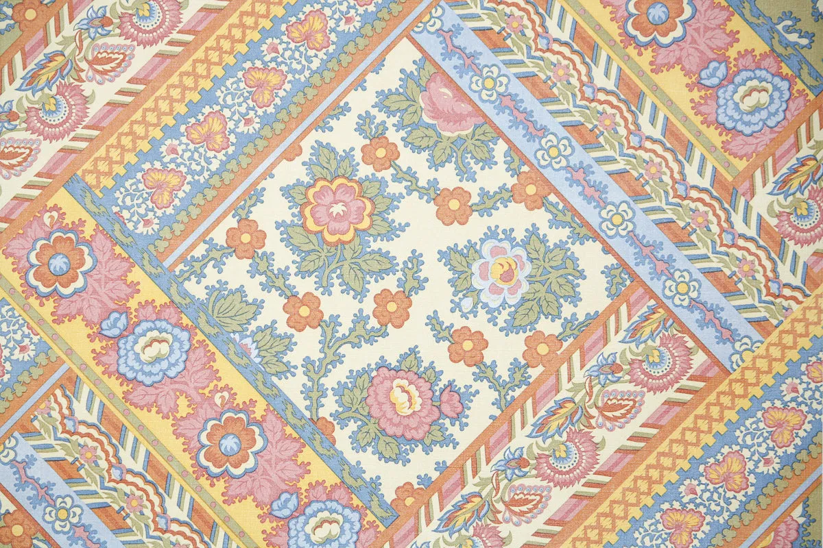1970s Floral Vintage Wallpaper