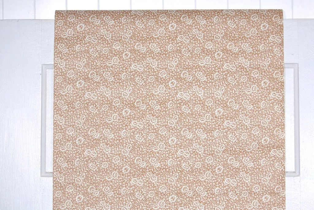 1970s Floral Vintage Wallpaper