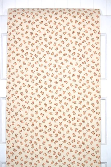 1970s Floral Vintage Wallpaper