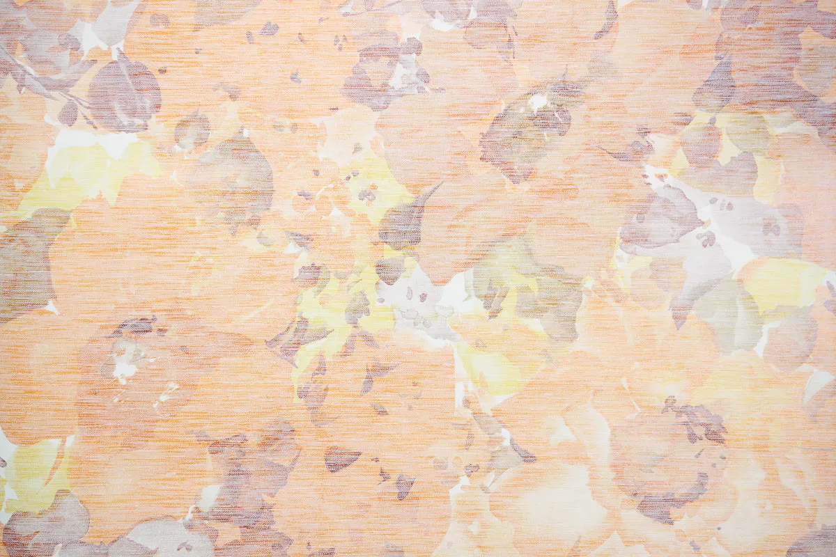 1970s Floral Vintage Wallpaper