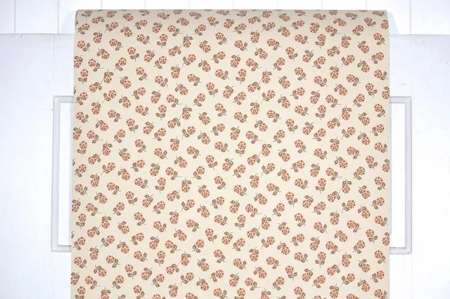 1970s Floral Vintage Wallpaper