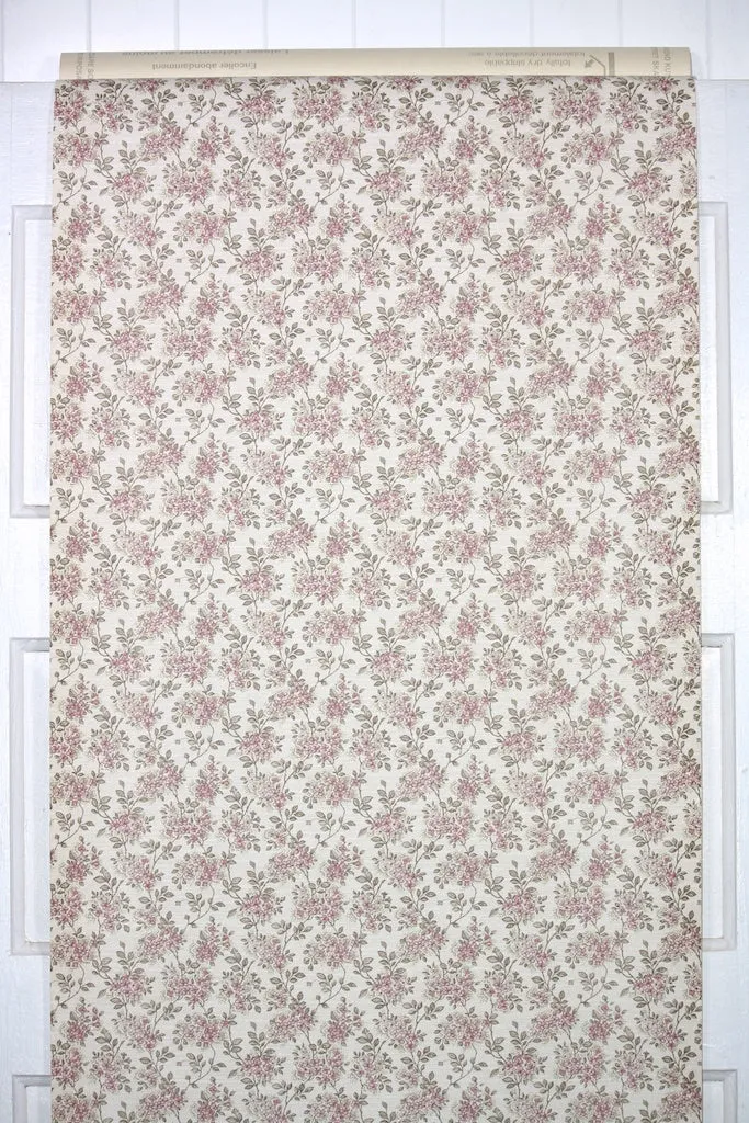 1970s Floral Vintage Wallpaper