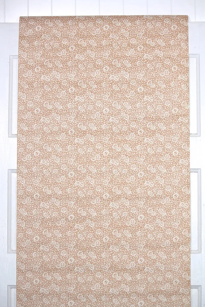 1970s Floral Vintage Wallpaper