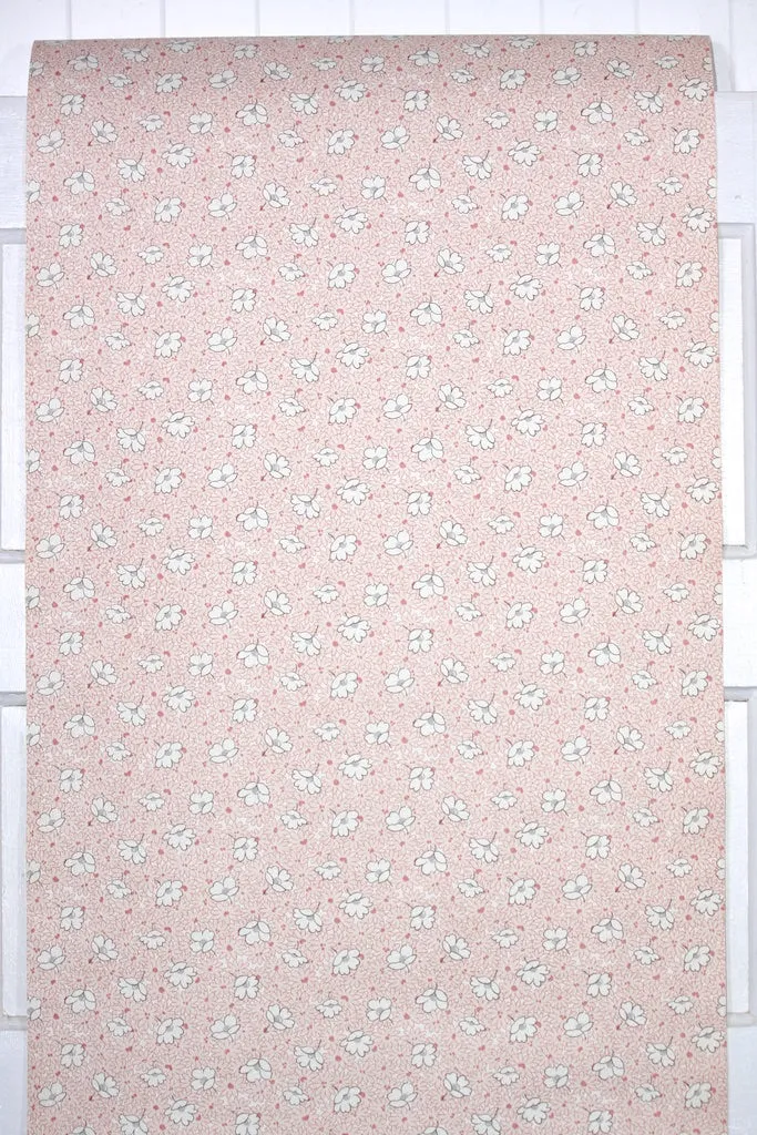 1970s Floral Vintage Wallpaper