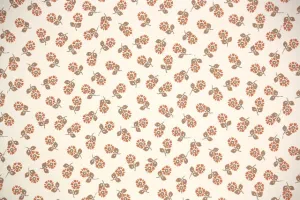 1970s Floral Vintage Wallpaper