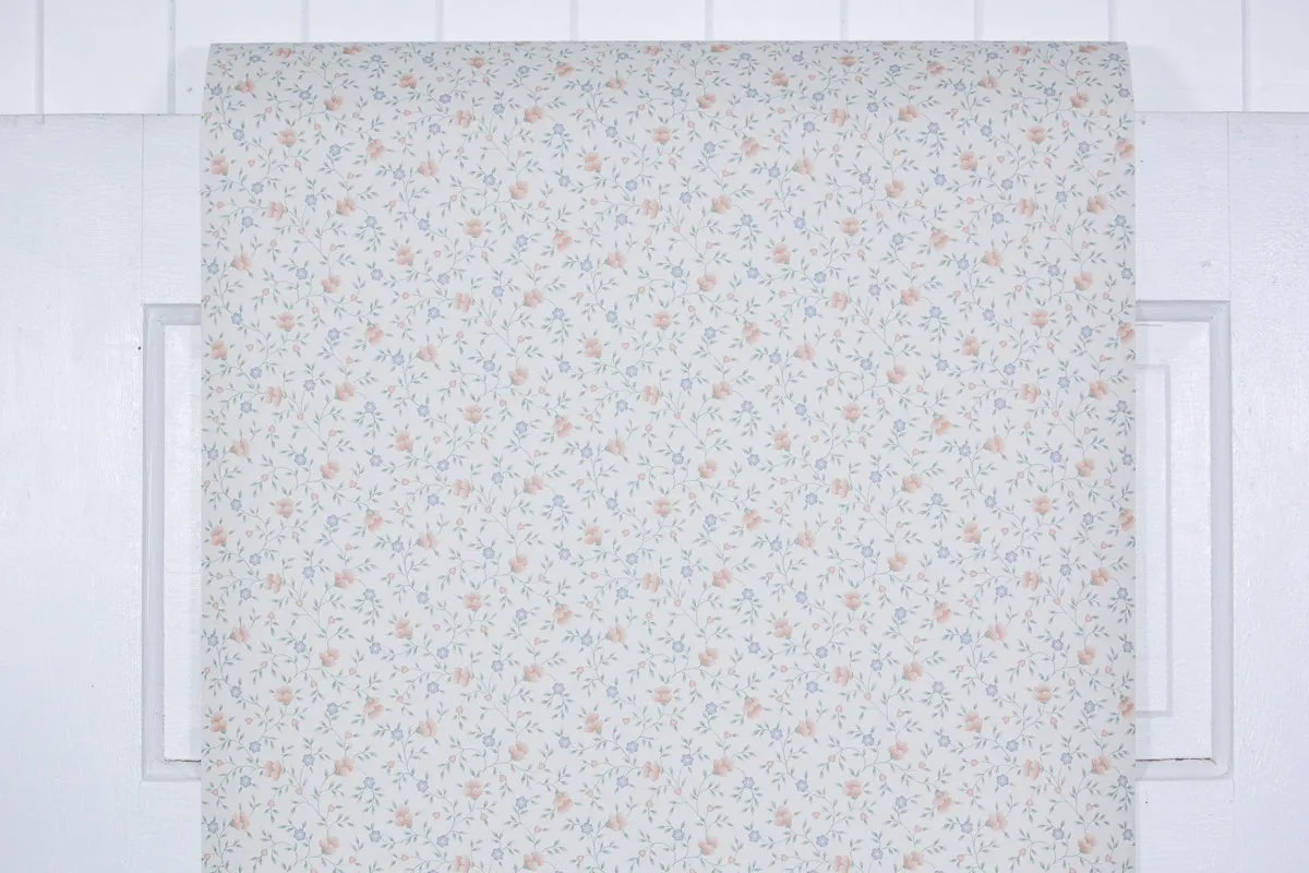 1980s | 1990s Floral Vintage Wallpaper