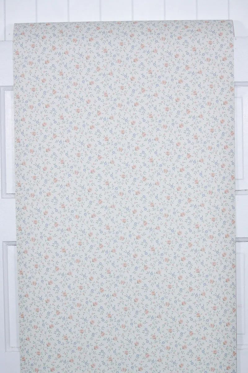 1980s | 1990s Floral Vintage Wallpaper