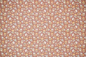 1980s Floral Vintage Wallpaper