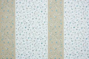1980s Floral Vintage Wallpaper