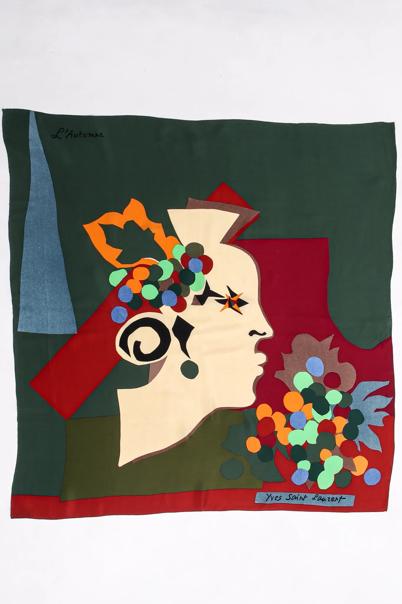 1982 Les Quatre Saisons 4 Scarf Set