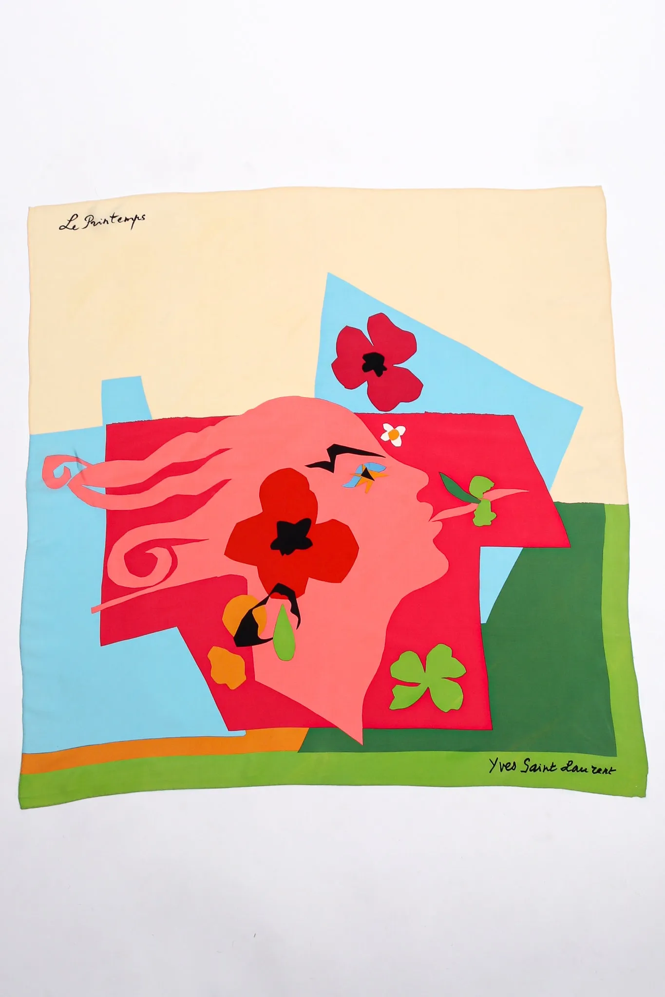 1982 Les Quatre Saisons 4 Scarf Set