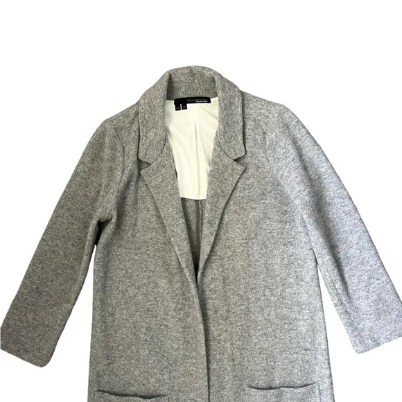 360Sweater Adeline Wool Blend Coat Gray Style 30282 Size XS