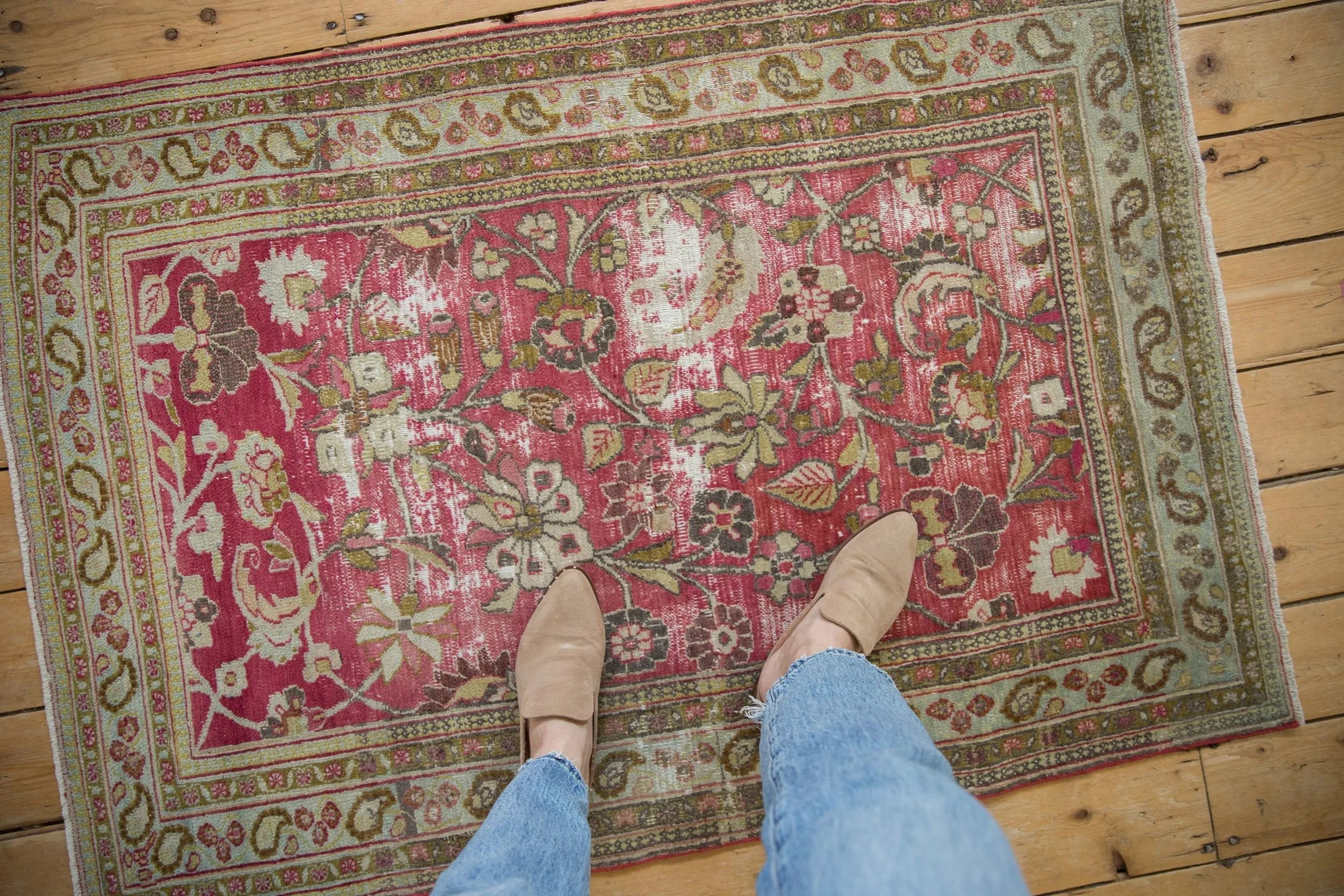 3x4.5 Vintage Distressed Doroksh Rug