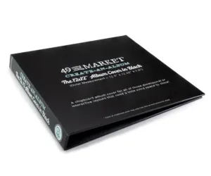 49 and Market 12x12 Black Create an Album Cover {F420}