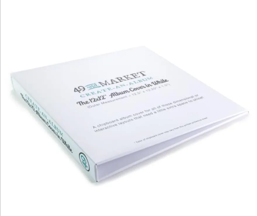49 and Market 12x12 White Create an Album Cover {F423}