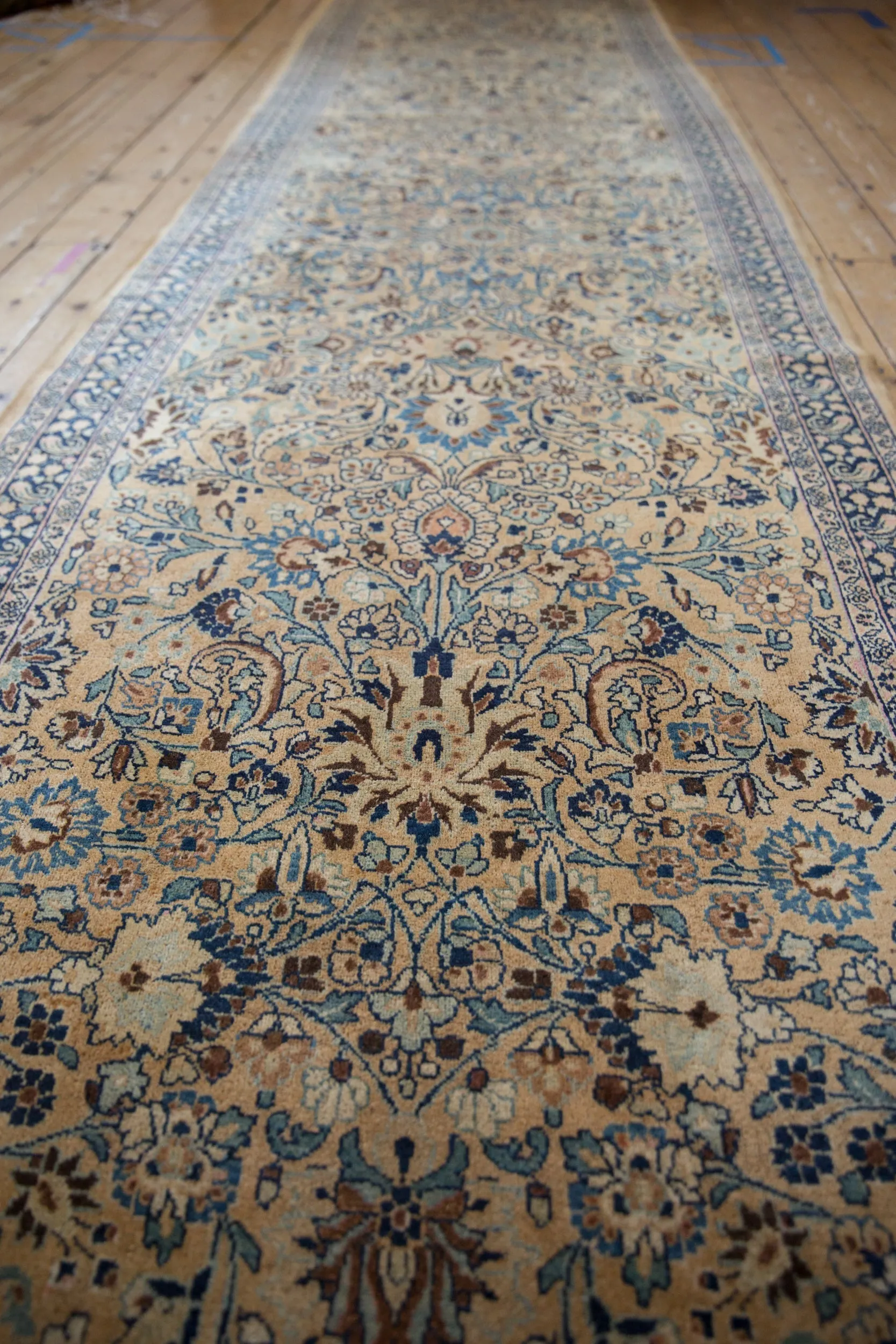 4x16 Vintage Tea Washed Meshed Rug Runner