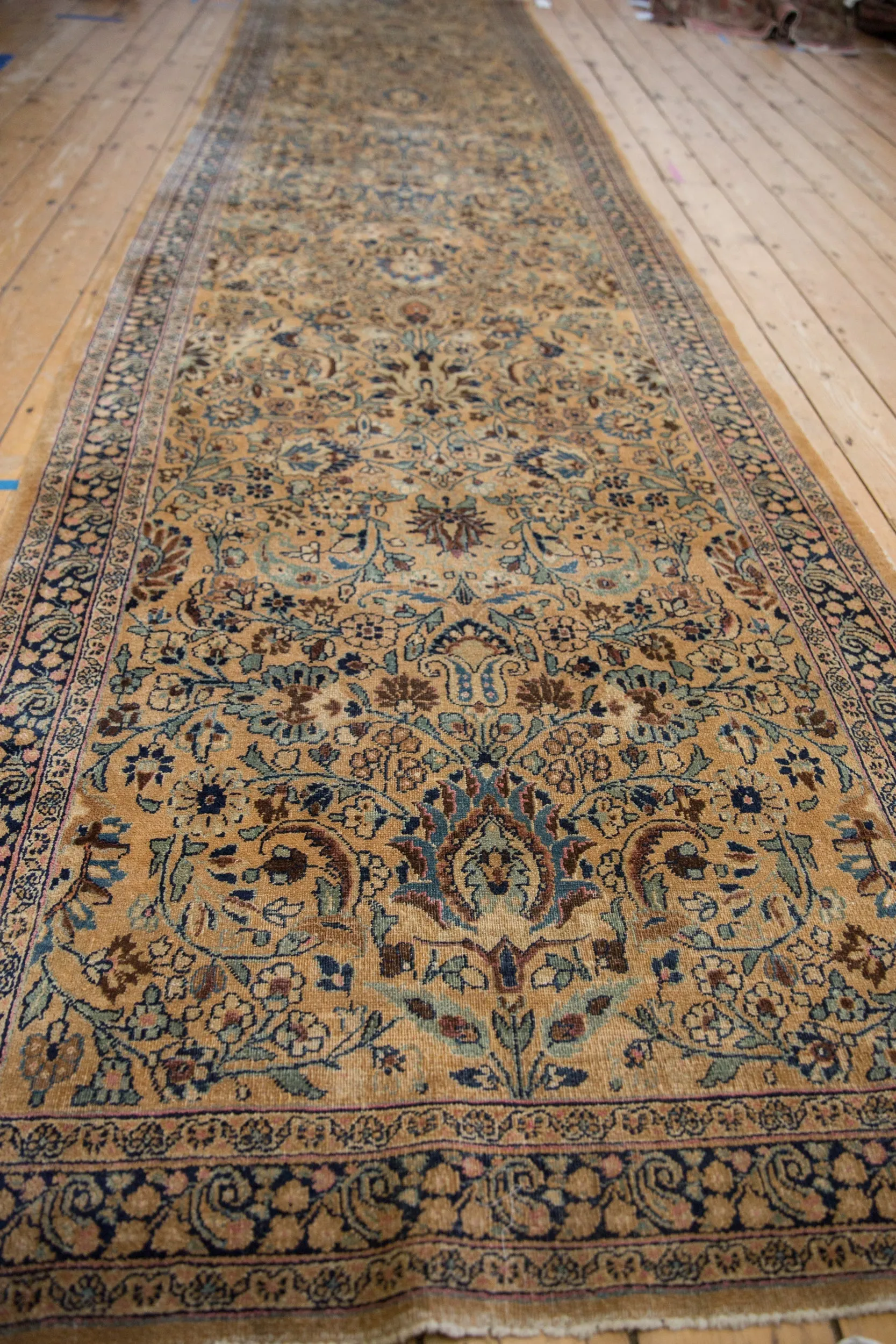 4x16 Vintage Tea Washed Meshed Rug Runner