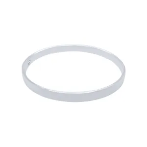 66mm Sterling Silver Plain Bangle